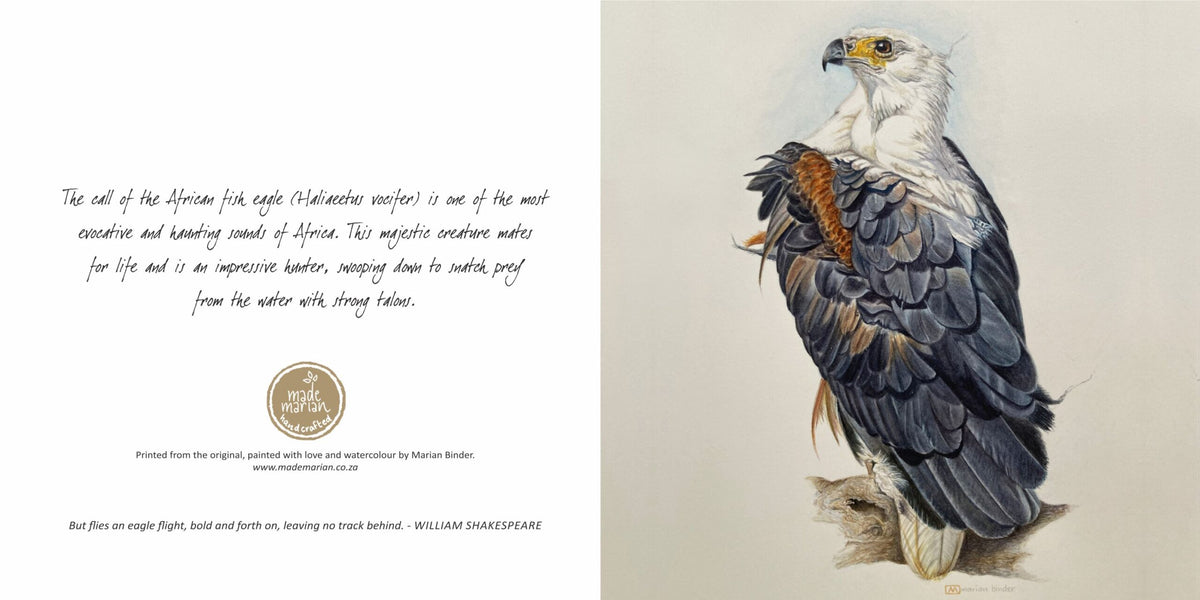 Fish Eagle - Art Greeting Card