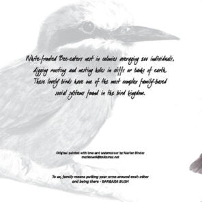 White-fronted Bee-eater - Art Greeting Card