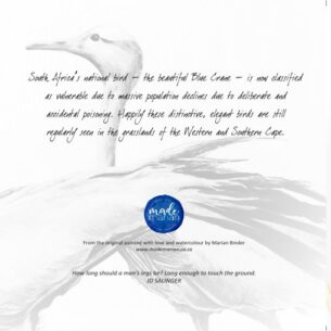 Blue Cranes - Art Greeting Card