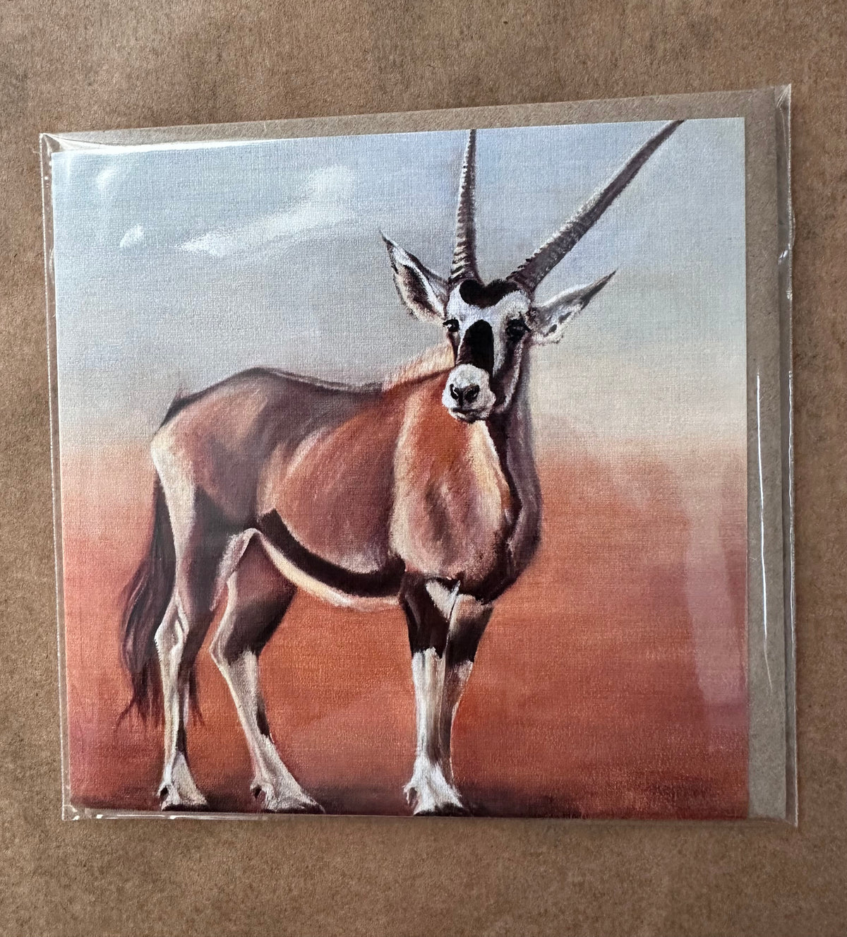 GEMSBOK - GREETINGS CARD