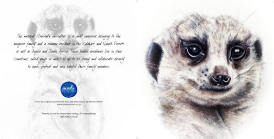 Meerkat - Art Greeting Card